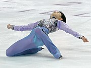 Hanyu in his short program at the 2016–17 Grand Prix Final