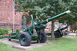 5,5-дюймовая пушка в Шропширском полковом музее (Shropshire Regiment Museum), г. Шрусбери