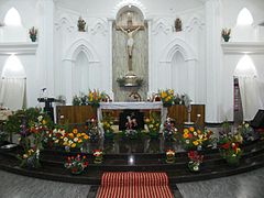 Altar in new church