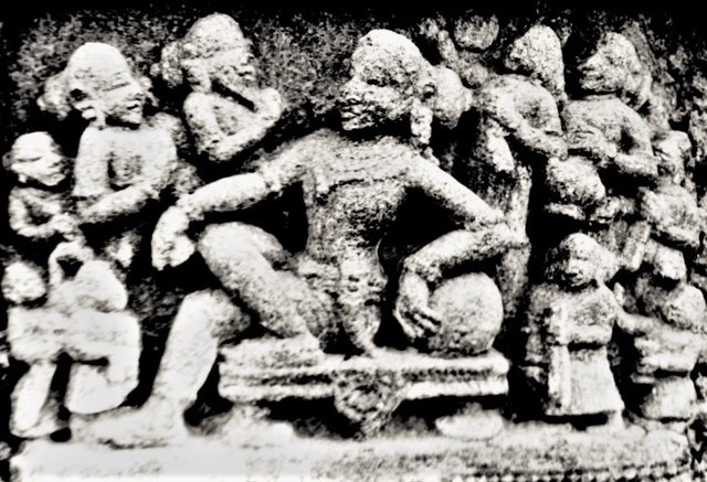 A possible depiction of Anangabhima Deva III from thirteenth century Jagannath temple in Jajpur district.