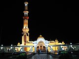 Opplyst minaret i Barisal i Bangladesh