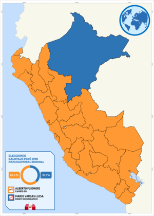 Eleições gerais no Peru em 1990