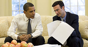 President Barack Obama and OMB director Peter ...