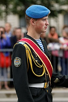 A cadet of the school in Paris. Bastille Day 2014 Paris - Color guards 011.jpg