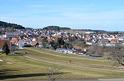 View across Obernheim