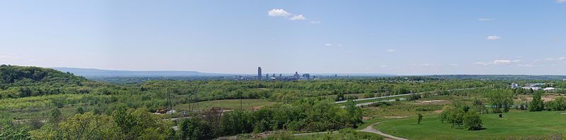 View of Albany from Rensselaer County