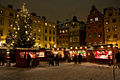 Dezember: Weihnachtsmarkt in der Gamla stan, Stockholm