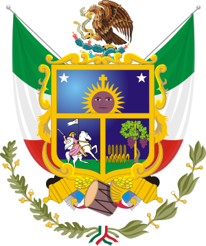 Archivo:Coat of arms of Queretaro.svg