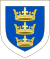 Coat of arms of the Lordship of Ireland.svg