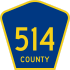 County Route 514  marker