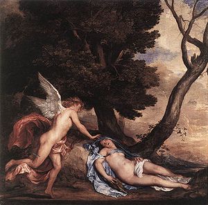 Anthony van Dyck - Cupid and Psyche (1639–40)