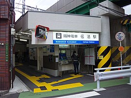 伝法駅 駅舎