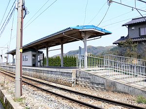 車站月台（2009年4月）