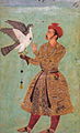 Mughal emperor Akbar wearing an imperial jamdani Sash