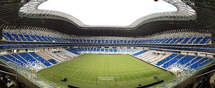 Interior view of Estadio BBVA