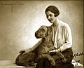 Fanny Vialardi di Sandigliano nel 1931 con Ted del Torrione (Ted Cragsman)