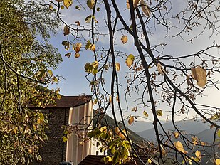 Gêxa de San Martin (Möa, A Cêve), Vista laterâle