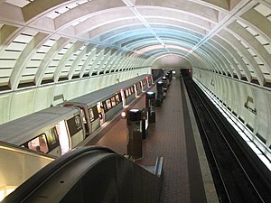 Glenmont station from mezzanine.jpg