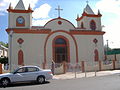 Guayanilla church in its town plaza