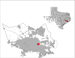 Location in the state of Texas