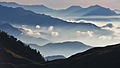 Blick von der Passhöhe Wuling des Hehuanshan