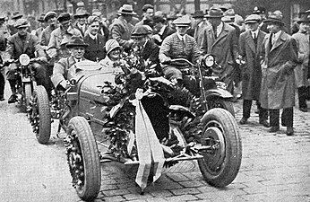 Junková, Targa Florio v Praze, 1928