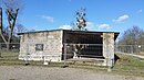 Areal des Außenlagers vom Konzentrationslager Sachsenhausen mit baulichen Relikten und künstlerischer Gestaltung