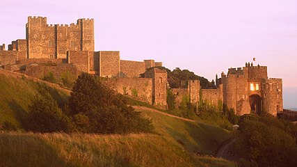 The keep and gatehouse of Dover Castle