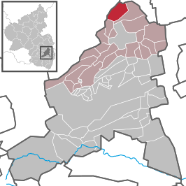 Kaart van Kindenheim