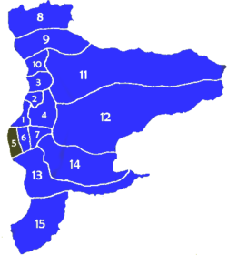 Mappa dei quartieri di