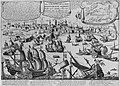 Bombardement d'Alger par l'escadre de d'Estrée en 1688.