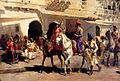 A Maratha, leaving for hunting from Gwalior Fort