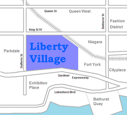 Vicinity of Liberty Village