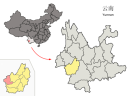 Contea di Zhenkang – Mappa
