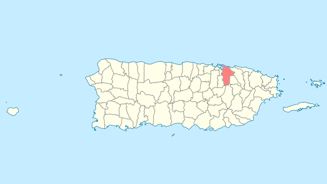 Localização do Município de São João em Porto Rico