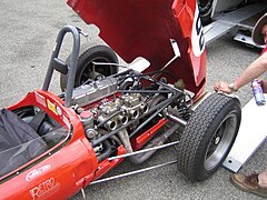 Cosworth Mk.IV in 'n Lotus 20 van 1962