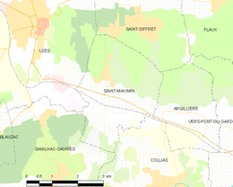 Saint-Maximin - Localizazion
