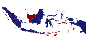 Map of 2004 Indonesian Presidential Election (2nd Round) - Provinces.svg