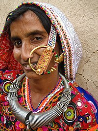 Megwhal woman with nosering