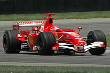 Scuderia Ferrari is the oldest surviving team in Grand Prix racing, having competed since 1948, and statistically the most successful Formula One team in history Michael Schumacher 2006 USA 2.jpg