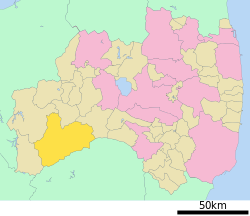 Location of Minamiaizu in Fukushima Prefecture