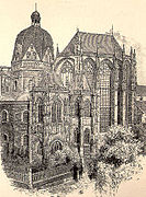 Debuxo antigo da Catedral.