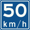 It's a good idea to stay under 50km/h, else you might die