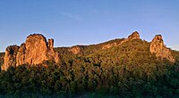 Nimbin Rocks, NSW, Close Up in the Morning Sun