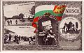 Немска пощенска картичка за включването на Ниш в границите на България 1915 г.