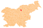 The location of the Municipality of Mozirje