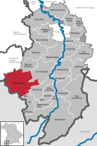 Poziția localității Oberstaufen