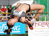 Oksana Okunjewa geteilter Rang neun mit 1,89 m