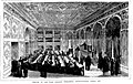 Meclisin Çırağan Sarayındaki toplantı salonu, 1877