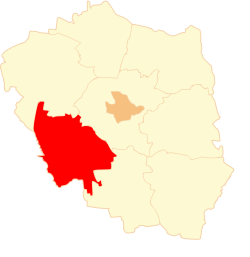 Location of Gmina Malanów